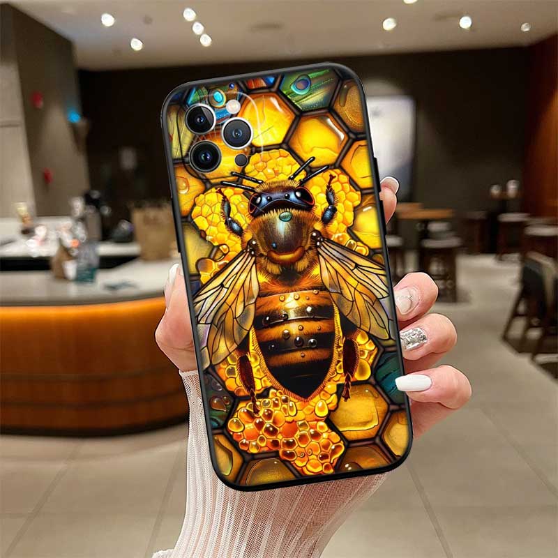 UP7 Art Bees Cartoon New High-End Shell Phone Case for Xiaomi Poco C40 C50 C51 C55 C65 C71 C75 F3 F5 F6 F7 M2 M3 Pro Ultra