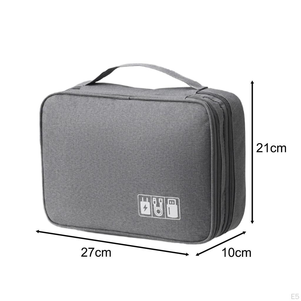 Power Bank Case Data Cable Storage Bag Waterproof Hard Shell Headphone Electronic