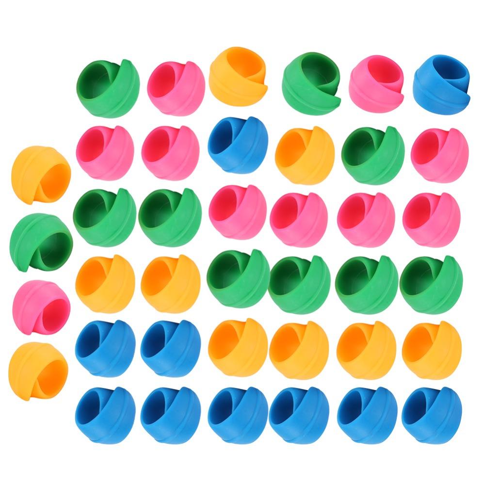40pcs Silicone Spool Huggers Colorful Bobbins Clips Thread Spool Savers Prevent Unwinding