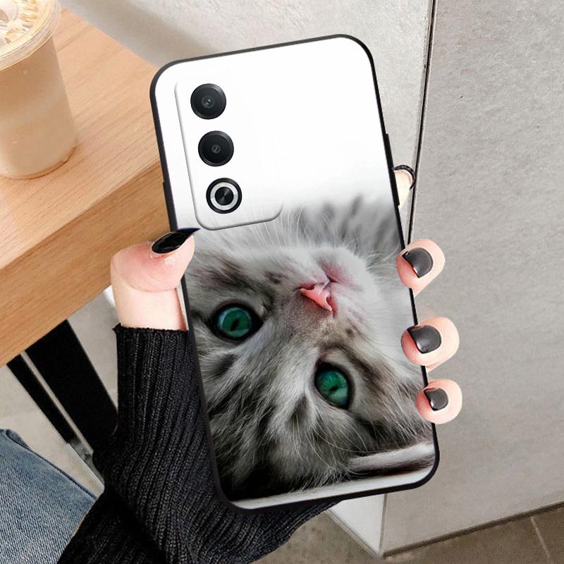 Чехол для OPPO A80 5G Модный чехол с принтом Ударопрочный Мягкий чехол-оболочка из ТПУ-силикона Для телефона OPPO A3Pro K12X 5G Чехол