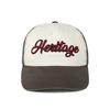 HW-BC240B : Кепка с логотипом Heritage, биостирка_Кремово-коричневый