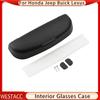 Чехол-держатель автомобильных солнцезащитных очков для Honda, подходит для Jeep Commander Compass до 2015 года, для Lexus NX UX, для солнцезащитных очков Buick