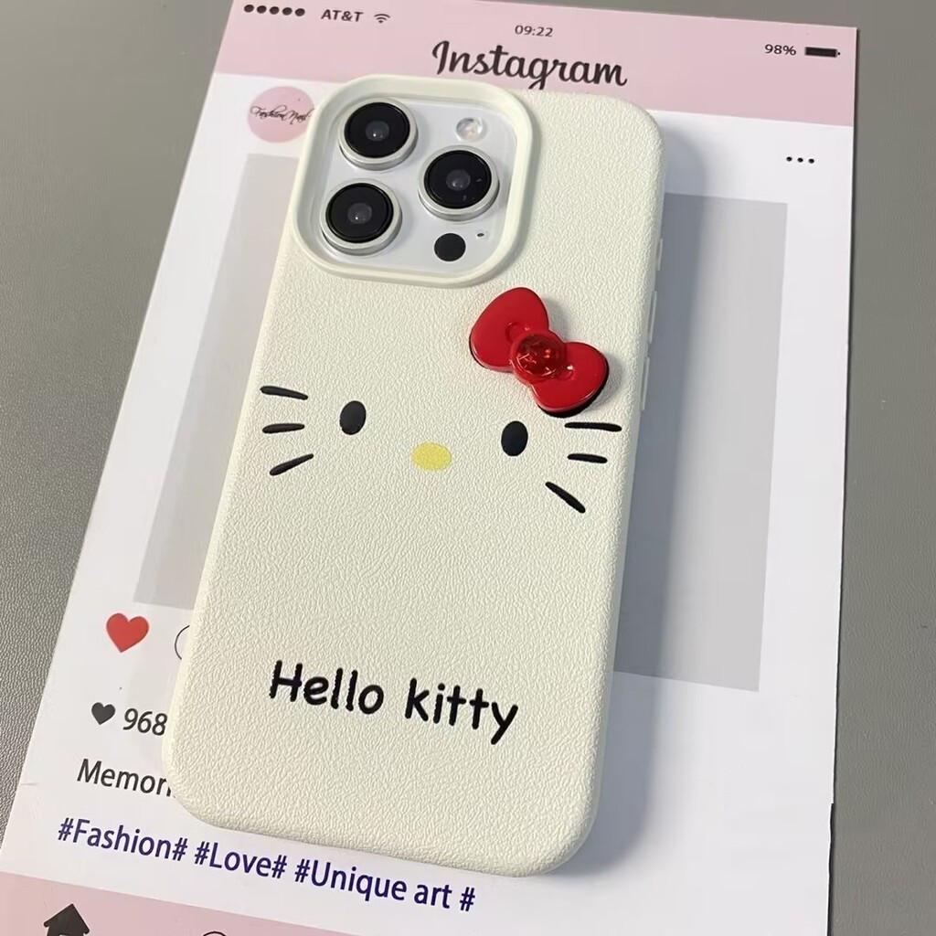 Милый Чехол-Цепочка Hello Kitty Для Iphone 17 Pro Max 17 Air 16 15 14 13 12 11 Pro Max 16e Чехол Для Телефона с Рисунком Личи