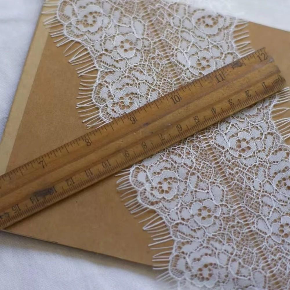 9.7cm Wide Lace Trim 3M Length Eyelash Lace Versatile Craft Supply Wedding Decoration