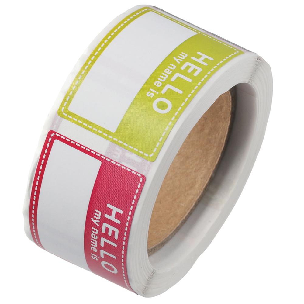 Hello My Name Is Name Stickers Blank Name Labels Multi Purpose Name Tag Office