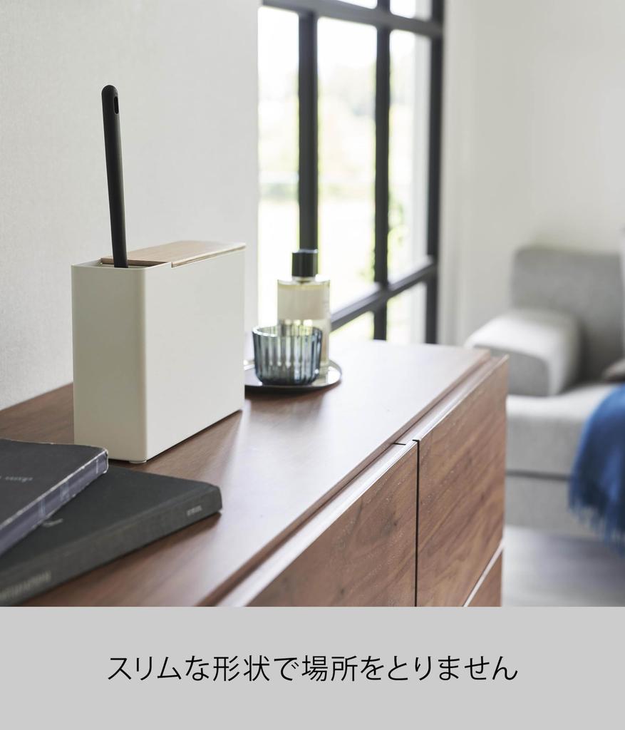 Yamazaki Handy Wiper Stand with Replacement Mop x x Holds 6 RIN Replacement Product 1837 Holder, Natural, W23.1 D7.2 H16.7cm, Mops, Number