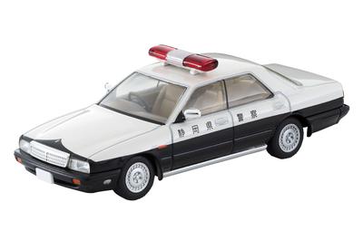 Патрульная машина Tomica Limited Vintage Neo Nissan Cedric Cima, полиция префектуры Сидзуока, готовый продукт 1/64 LV-N288a