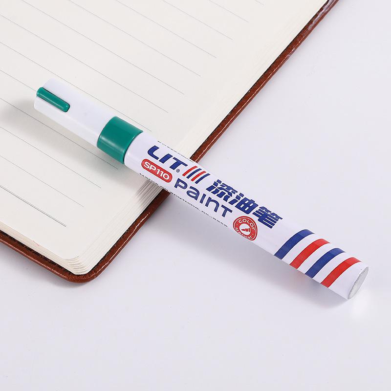 12-Color Waterproof Paint Touch-Up Pen - Durable, Easy Application, Fade-Resistant, and Industrial-Grade Oily Marker