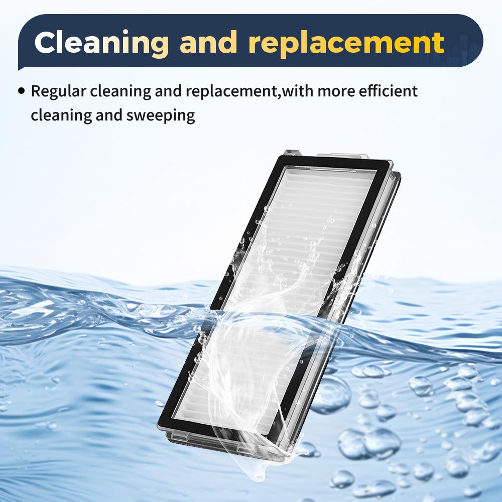Filter Replacement For Roborock P10S Pro/V20/Qrevo Master/Qrevo Slim /Saros Z70 /G30 Space /P10S Pro Plus Robot Vacuum Cleaner Filter Accessories