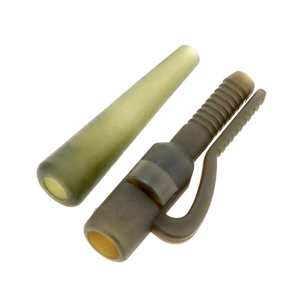Safety Tubes 50pcs Fishing Terminal Fishing Tackle Lead Clips Tail Rubbers