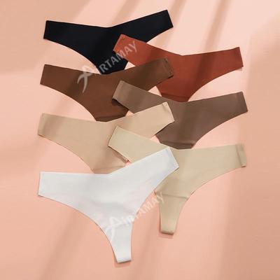 Бесшовные стринги для йоги европейского и американского кроя: Дышащие, Сексуальные, Женские спортивные трусики больших размеров