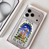 Художественный чехол Casablanca для iPhone 17 16 15 14 13 12 Pro Max Plus С магнитным прозрачным чехлом Беспроводная зарядка