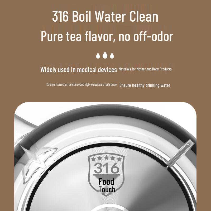 AUCMA 0.8л Автоматический стеклянный электрический чайник с регулировкой температуры