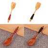 Long Handled Bamboo Kitchen Tool Cooking Utensil Soup Rice Spoon Tableware Teaspoon Spoon