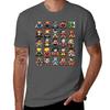StreetFighter Pixel TShirt Casual All Match Tee Shirt for Men TShirt