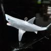 Creative Diy Aquarium Floating Ornaments Aquascape Shark Figurine Decor Fish Tank Craft Undersea Animal Landscaping Decorations