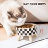 Нержавеющая сталь креативная миска для кошек нескользящая форма высокая ножка для собак щенков кормушка для кормления еда вода приподнятые товары для домашних животных