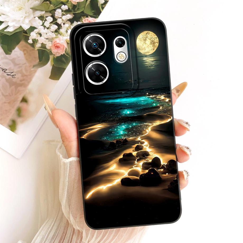 Модный чехол с рисунком для Infinix Zero 30 4G 5G Zero X Neo X Pro, мягкий матовый силиконовый чехол с узором из бантиков, мультяшный кот