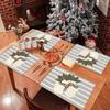 Christmas Placemats Cartoon Party Insulation Dining Table Christmas Atmosphere Placemats