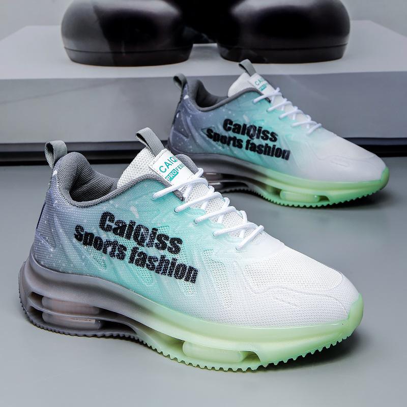 Мужская обувь новая весна молодежная повседневная спортивная для бега светящаяся на мягкой подошве кокосовая легкая обувь для папы