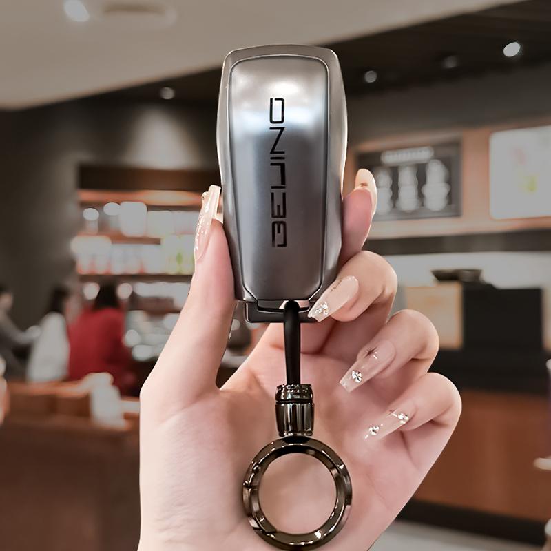 Чехол-держатель для брелока автомобильного ключа из ТПУ для Baic Beijing BJ40 PLUS EX5 EU5 EC5 BJ80 U7 X7 Бесключевой брелок Аксессуары