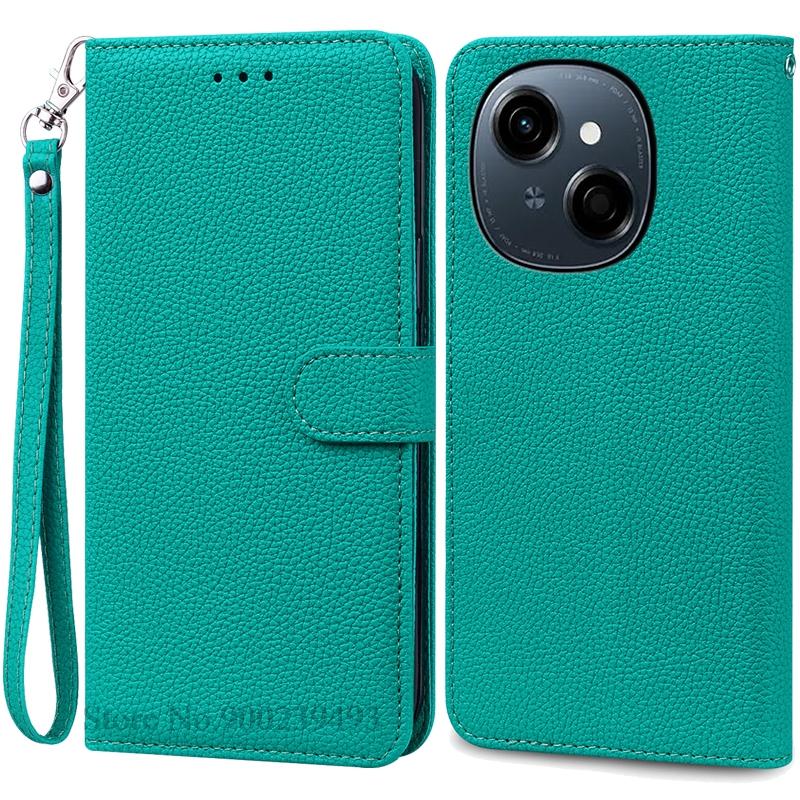 Для Tecno Spark go 1 Чехол-книжка из кожи Чехол-книжка из мягкого силикона для Tecno Spark go 1 Чехол-книжка с магнитным покрытием Fundas