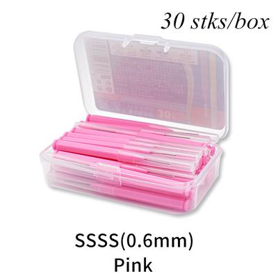 30 шт./кор., ортодонтические зубы I типа, мягкая щетка для чистки щеток для волос, межзубная щетка