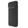 Nillkin iPhone 14 Plus Black Case with Camera Protector - Synthetic Fiber S Series