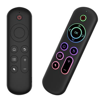 Беспроводная аэромышь BT5.2 2.4G с голосовым управлением и гироскопом 6 осей, мини-клавиатуры с функцией ИК-обучения для ТВ-приставки, проектора
