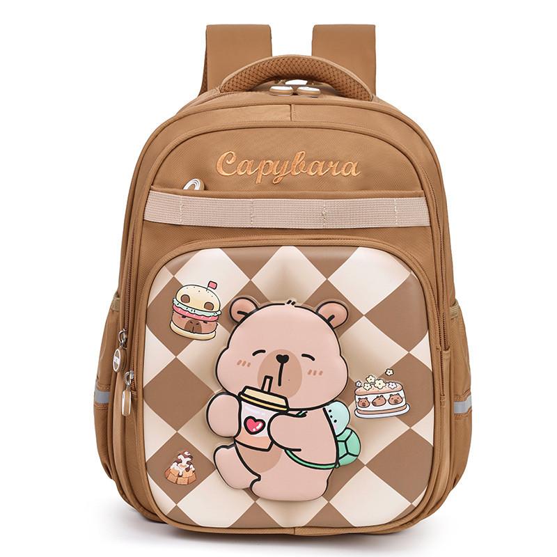 Cute Melody Kuromi Ultraman Capybara Pattern Children Backpack For Elementary Students
