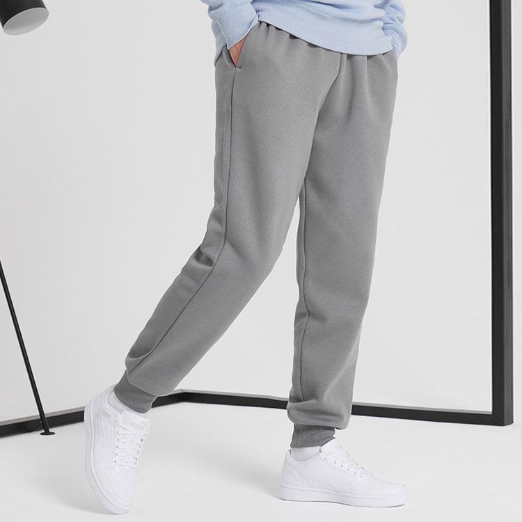 Puma Ess Дышащие повседневные трикотажные спортивные брюки со средней посадкой, мужские брюки серого цвета 679489-07