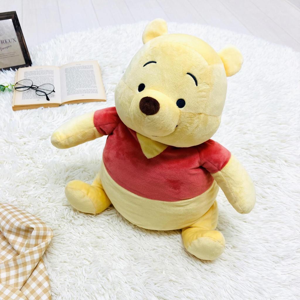 MORIPiLO Disney Winnie the Pooh Sitting Tissue Case 20x40cm Character Goods Stuffed Toy Tissue Box Cover Yellow Morishita 4621603