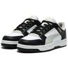 Puma Rebound Joy Fabric Synthetic Leather Comfortable Durable Low-Top Sneakers Unisex Sneakers Black White Gray 391077-02
