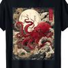 Japanese Ukiyo-e Octopus Mythology Marine Life Art Printed T Shirt Summer New Casual T Shirt