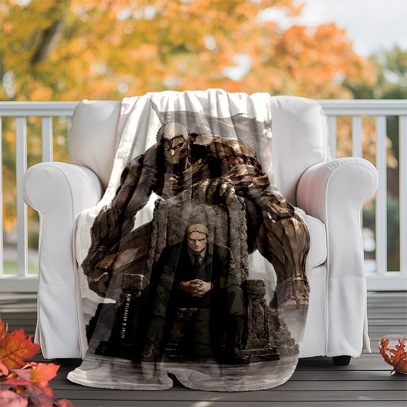 Reiner Flannel Blanket Soft Warm All-Season Throw, Design for Camping, Car Travel, Hiking Sofa, Bed, Office Perfect Gift for Parties