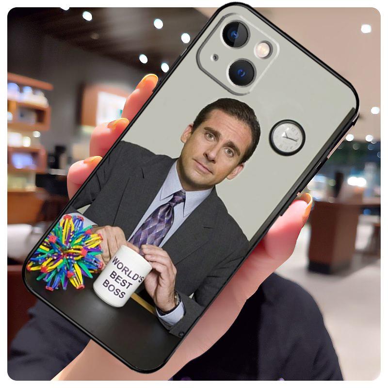 Michael Scott The Office Case For iPhone 16 Pro Max 14 13 12 11 15 17 Pro Max mini 15 16 Plus 16e 17 Air Phone Cover