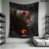 SC Bern Hockey Team Wall Tapestry Aesthetic Wall Hanging Printed Fabric Blanket Decorative Tapestries for Bedroom Living Room Home Decor