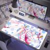 Cute Anime Girl Usada Pekora Mousepad Large Gamer Pc Cabinet Deskmat Hd Printing Hololive Laptop Gaming Nonslip Keyboard Carpet