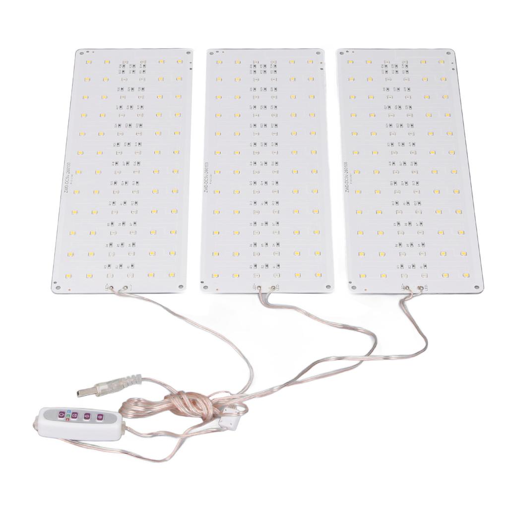 Under Cabinet Plant Grow Light Full Spectrum Dimmable Indoor LED Plant Growth Lamp 8H 12H 16H