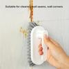Multifunctional Handheld Brush Floor Gap Brush Hard Bristle Bathroom Cleaning Toilet Toilet Wall Tile No Dead Corner