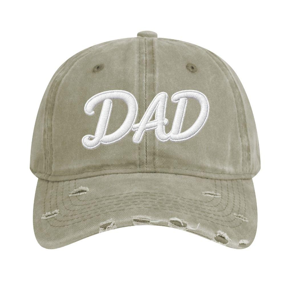 Embroidered Letter MOM DAD Baseball Cap Parent Matching Cap  Outdoor Sun Protection