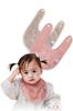 Полотенце Imabari Whipwhip Baby Подарок на Baby Shower для Мальчиков и Девочек Бежевый x Детский Слюнявчик, Однотонный, Слюнявчик, (2, Розовый)