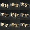 Men's French Shirt Shirt Cuff Links 26 Letters A-Z Cufflinks Gold Color For Men Gift High Quality