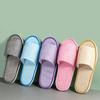 Thickened Disposable Cotton Linen Slippers For Guests Summer Hotel Home Use Anti-slip Washable Bathroom Slippers
