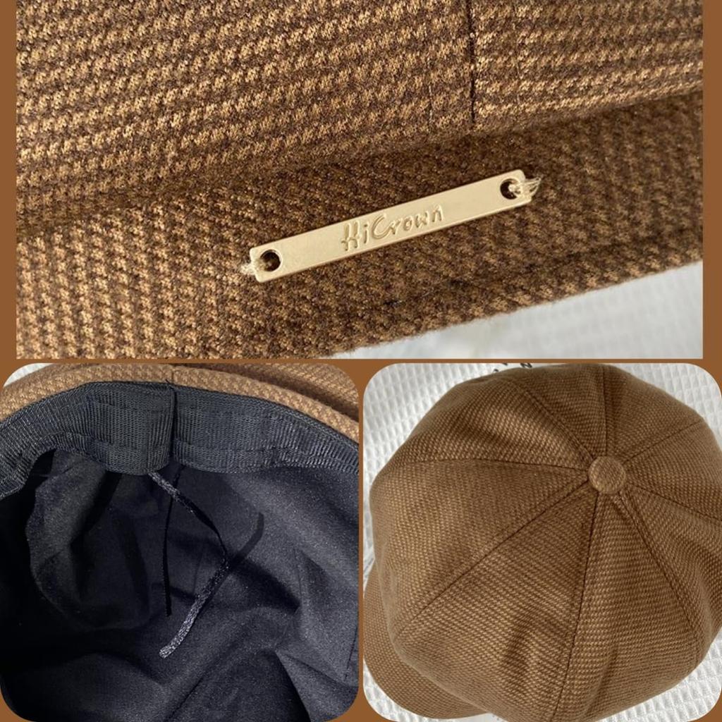 Кепка-ньюсбой на осень и холод, украшенная металлической охотничьей кепкой, для женщин и УФ делает лицо [Qzkouma] кепка, шляпа, кепка, зима, защита,