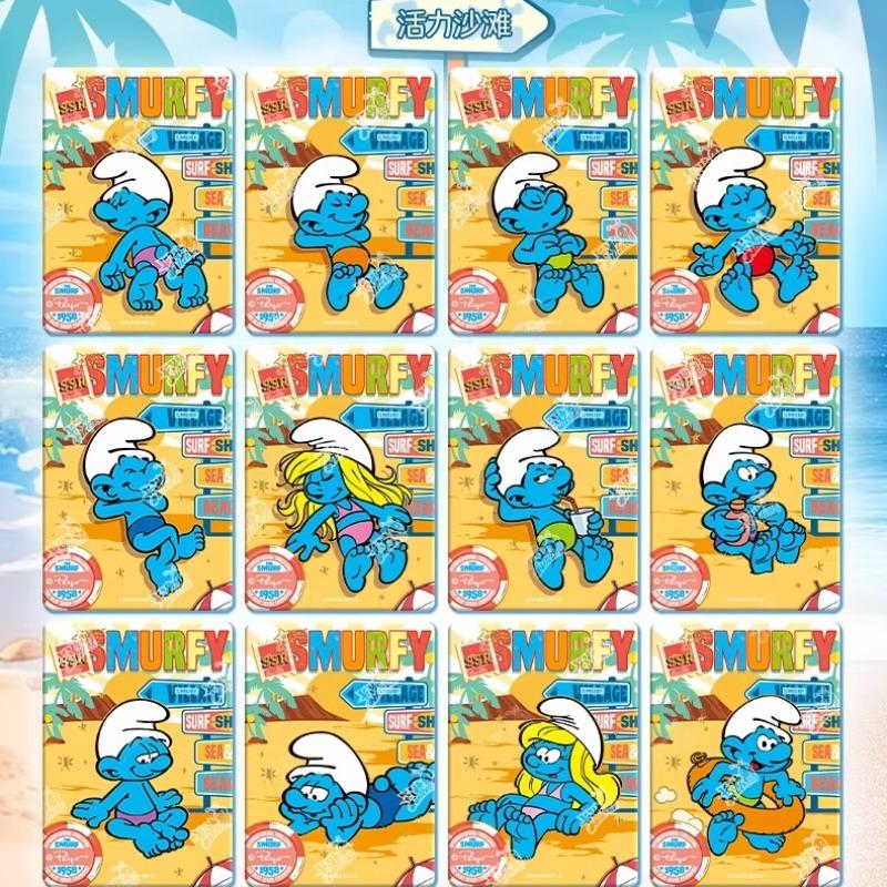 Official The Smurfs Adventure Pack First Edition Collectible Cards Cartoon The Smurfs Cards Anime Merchandise Holiday Gift