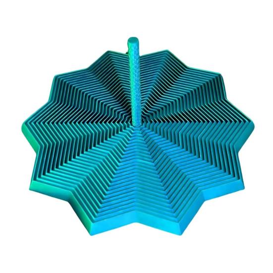 1/3 шт. 3D-печать Расширяющаяся Фиджет-звезда Расширяемый Фрактальный Шестиугольник с Ручкой Снятие Стресса Тревоги Сотовая Вращающаяся Спиральная Звезда Сенсорная Игрушка