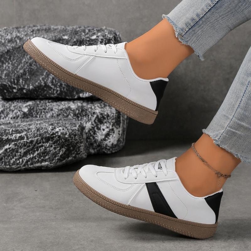 Весенне-осенние новые женские туфли на плоской подошве с ремешком, круглым носком и смешанной расцветкой, удобные, с мягкой подошвой, спортивные и для отдыха