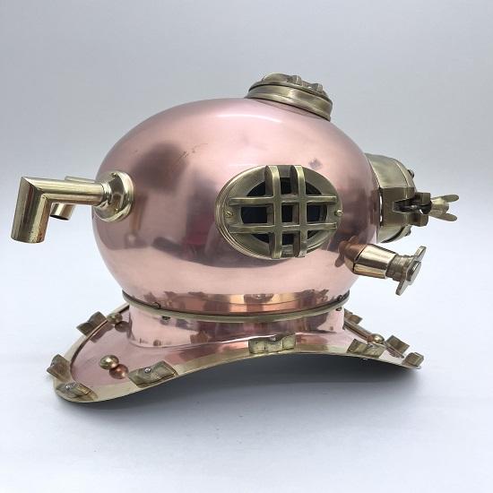 Scuba Diving Helmet US Navy Mark V Divers Helmet Deep Diving Helmet Diving Helmet Mark V Copper Antique Replica Marine 45.72 Cm