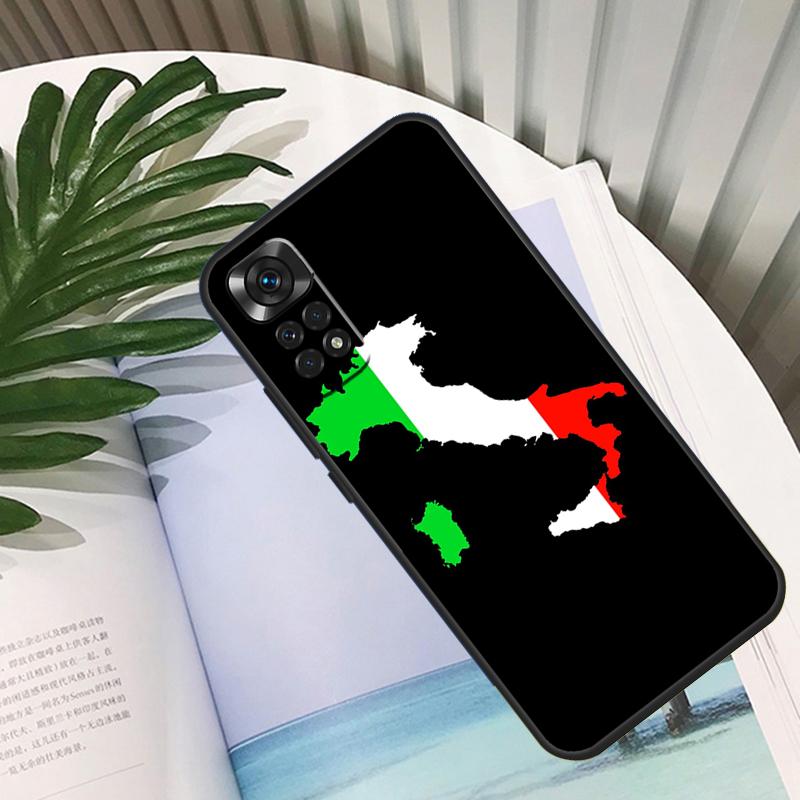 Italy Flag Funda For Xiaomi Redmi Note 13 10 11 12 14 15 Pro Plus Case For Redmi 15C 12C 13C 14C 10C 15